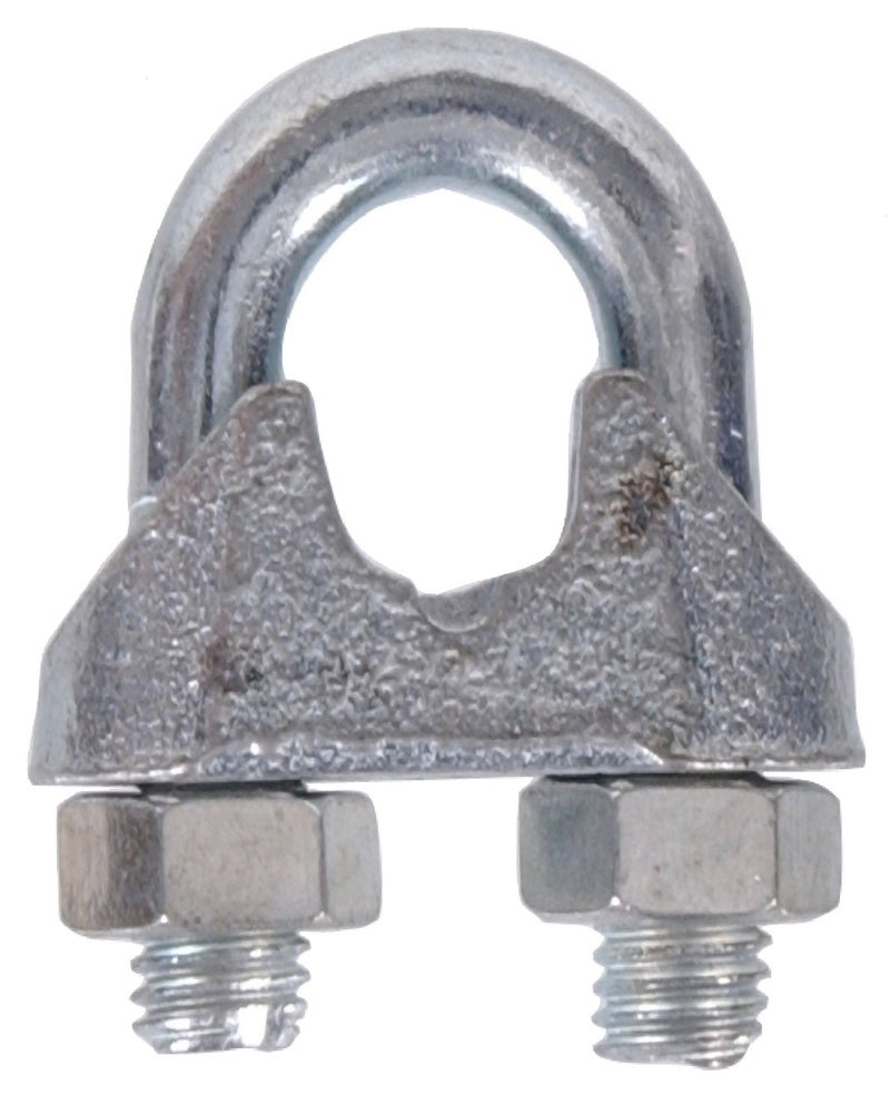 Hardware Essentials Wire Rope Clip 5/8", Zinc Finish, 10-Pack